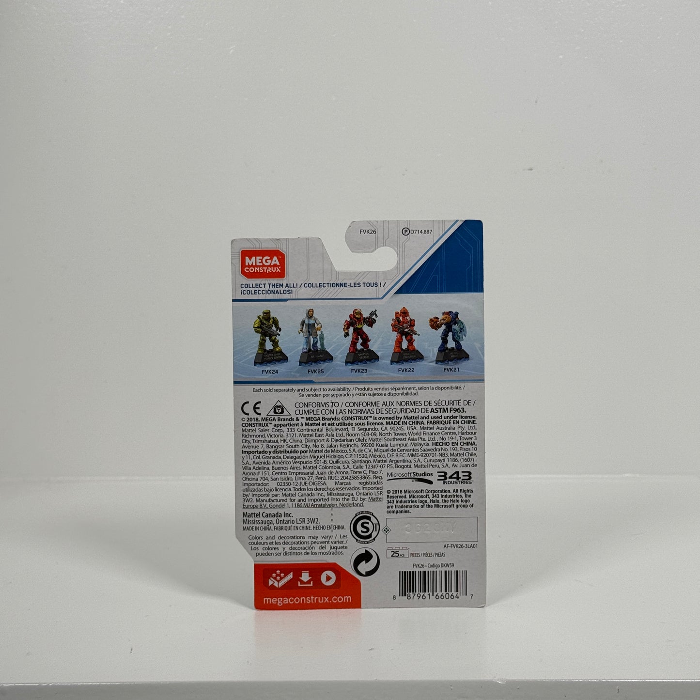 Halo Heroes Series 8 Spartan Emile-A239 Noble Team Exclusive
