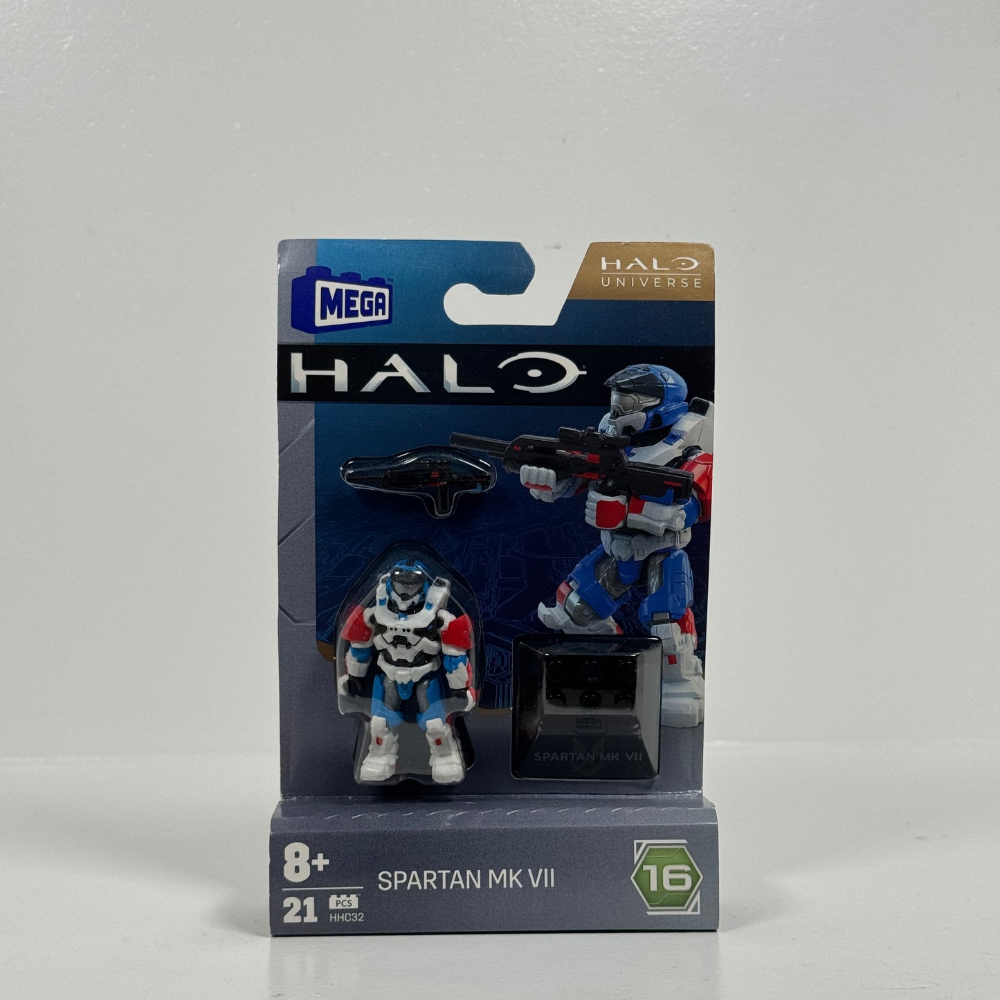 Halo Heroes Series 16 Spartan MK VII Red/Blue