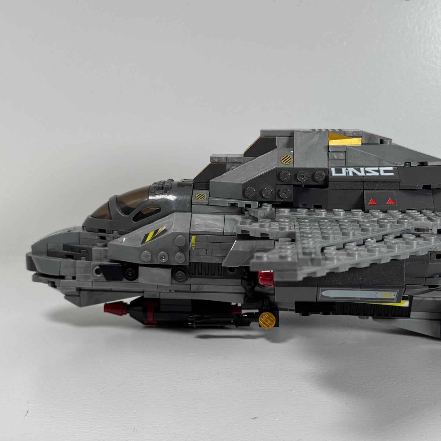 Halo Mega Bloks Construx UNSC Broadsword Midnight Strike Used Complete