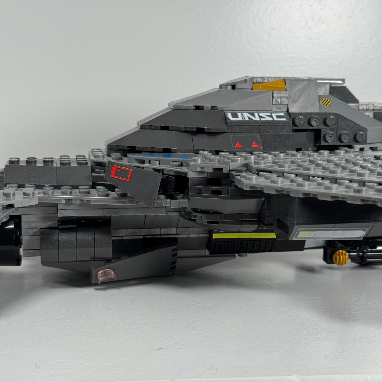 Halo Mega Bloks Construx UNSC Broadsword Midnight Strike Used Complete