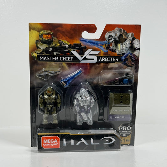 Halo Mega Construx Master Chief Vs Arbiter Pro Builder Series