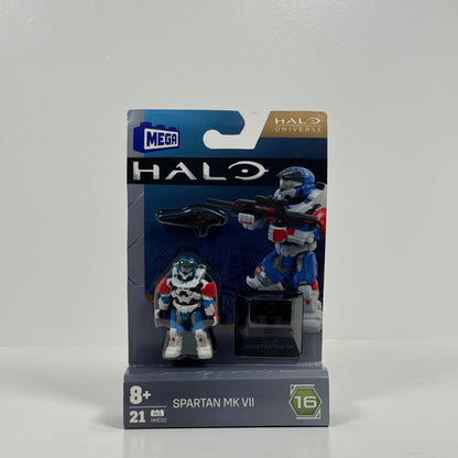 Halo Heroes Series 16 Spartan MK VII Red/Blue