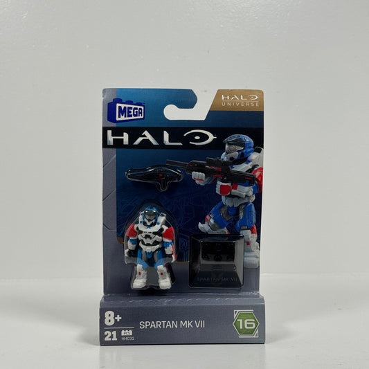 Halo Heroes Series 16 Spartan MK VII Red/Blue