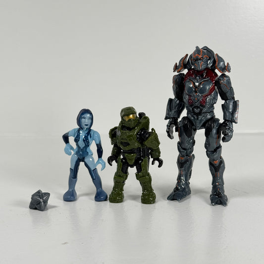 Halo Mega Bloks Construx UNSC Broadsword Midnight Strike Used Complete