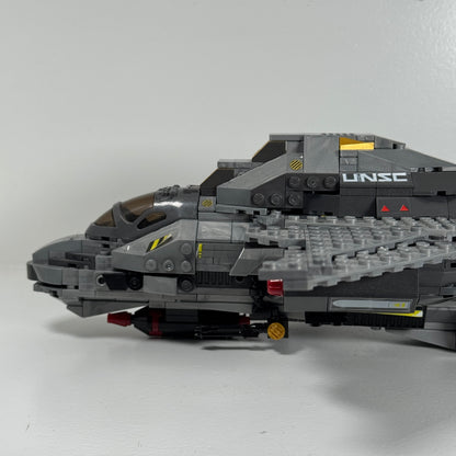 Halo Mega Bloks Construx UNSC Broadsword Midnight Strike Used Complete